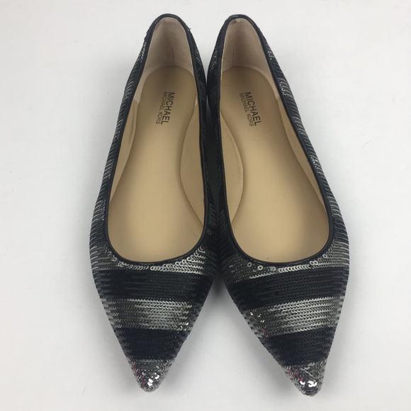 Michael Kors Shoes - Michael Kors Arianna Striped Sequence Point Toe 6